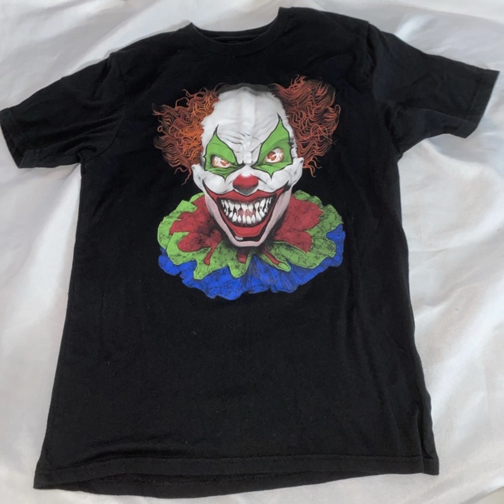 Celebrate Halloween Mens Size M Clown T Shirt
